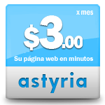 astyria, para crear su web en minutos.