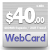 Webcard, su primer sitio en internet.