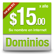Registre su dominio.