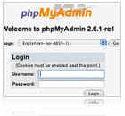 phpMyAdmin para adminitrar su DDBB